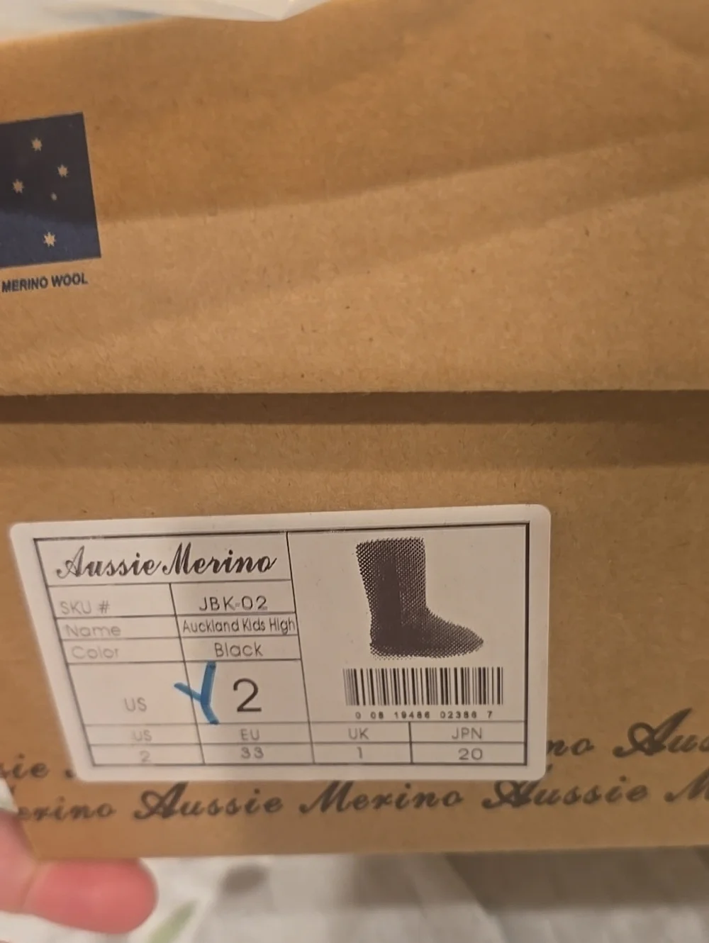 New Aussie MERINO Auckland Kids Boots